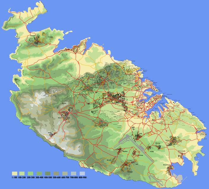 Malta Map