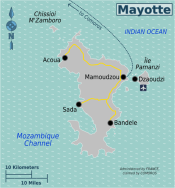 Mayotte maps