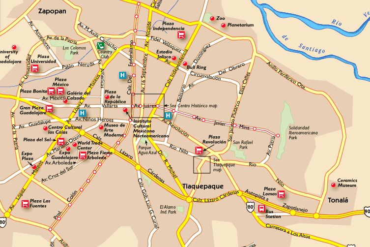 guadalajara map