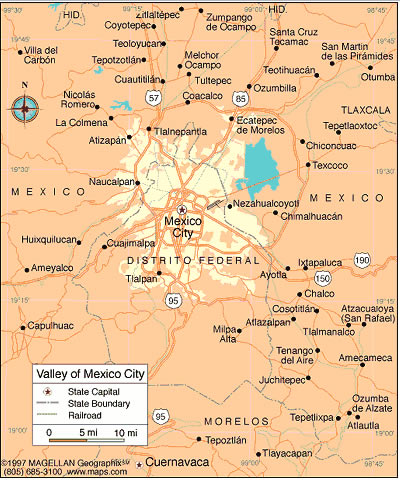 mexico city city map