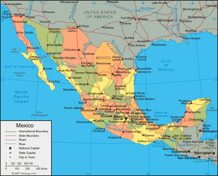 Mexico Map