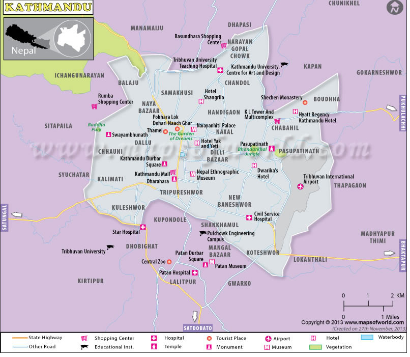birgunj map kathmandu