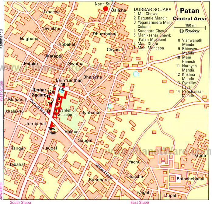 lalitpur city center map