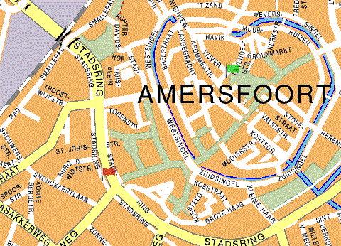 Amersfoort city center map