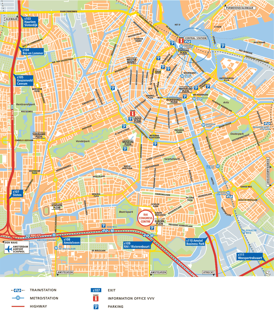 amsterdam public transport map