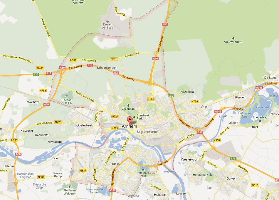 map of Arnhem