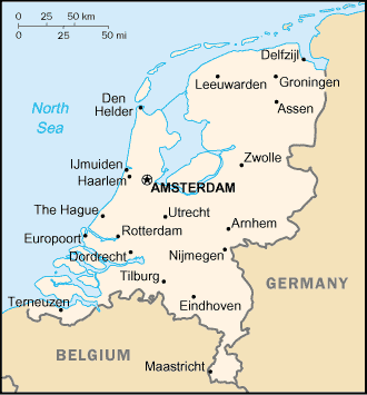 Netherlands Deventer map