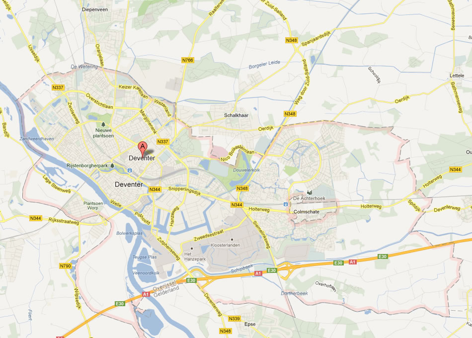 map of Deventer