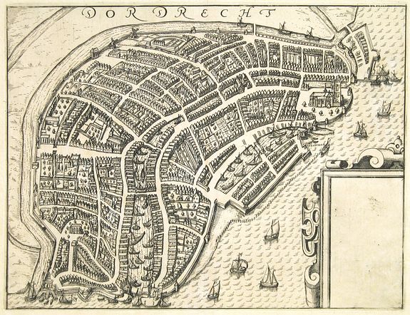 Dordrecht historical map