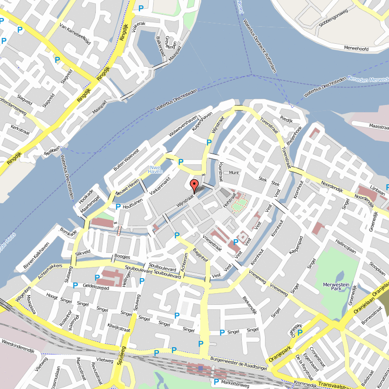Dordrecht Map Netherlands