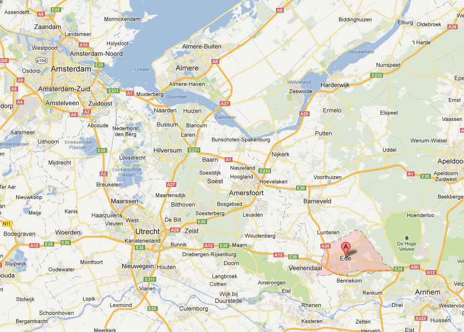 map of ede