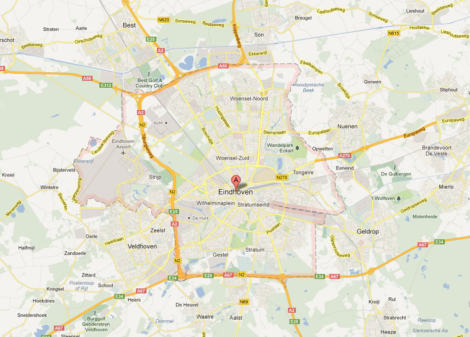 map of Eindhoven