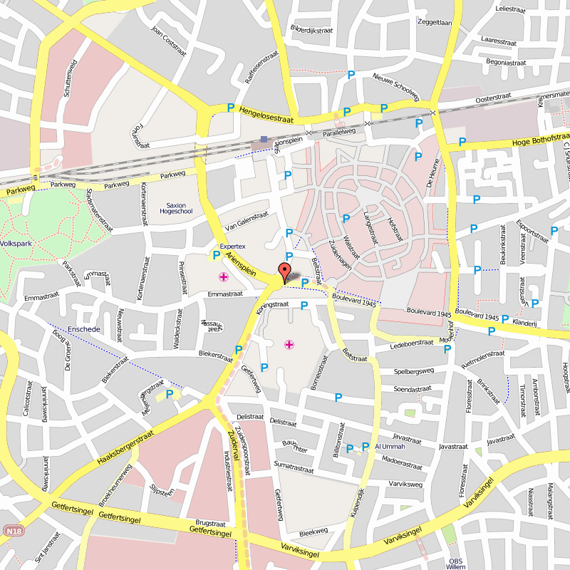 Netherlands hotels map