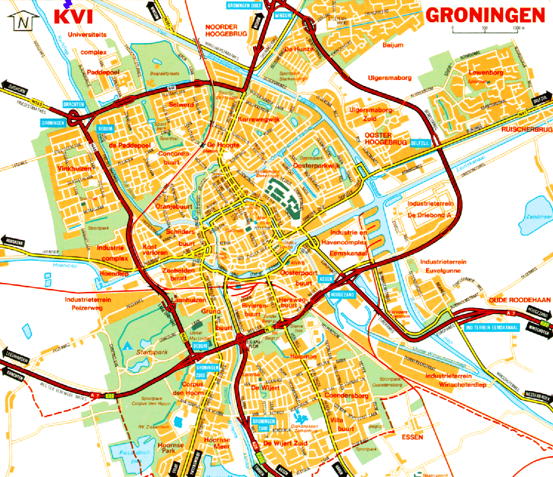 Groningen map