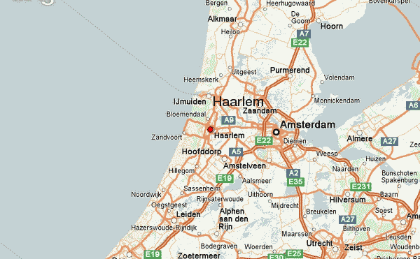 Haarlem amsterdam map