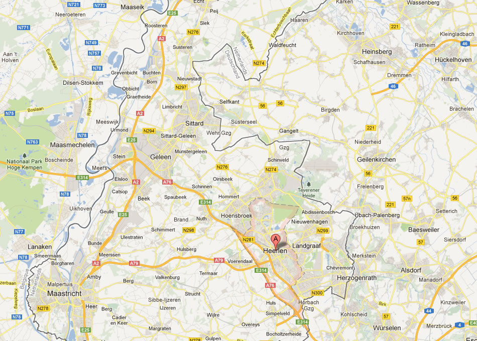 map of Heerlen