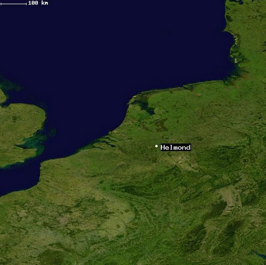 Helmond satellite map