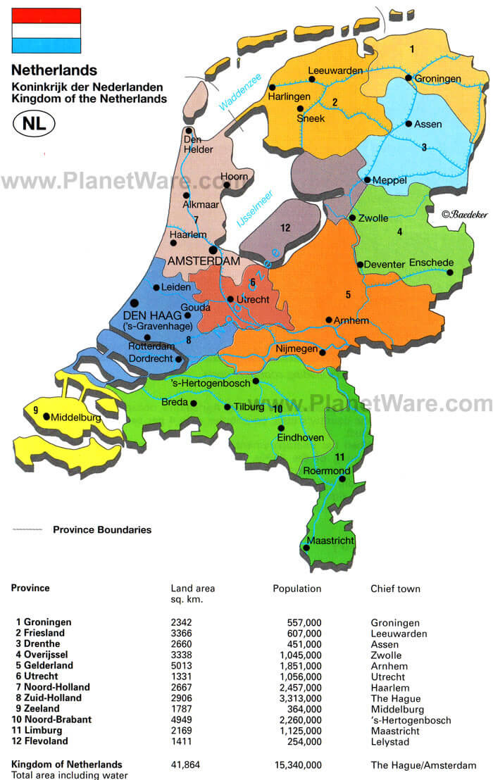 Netherlands Map