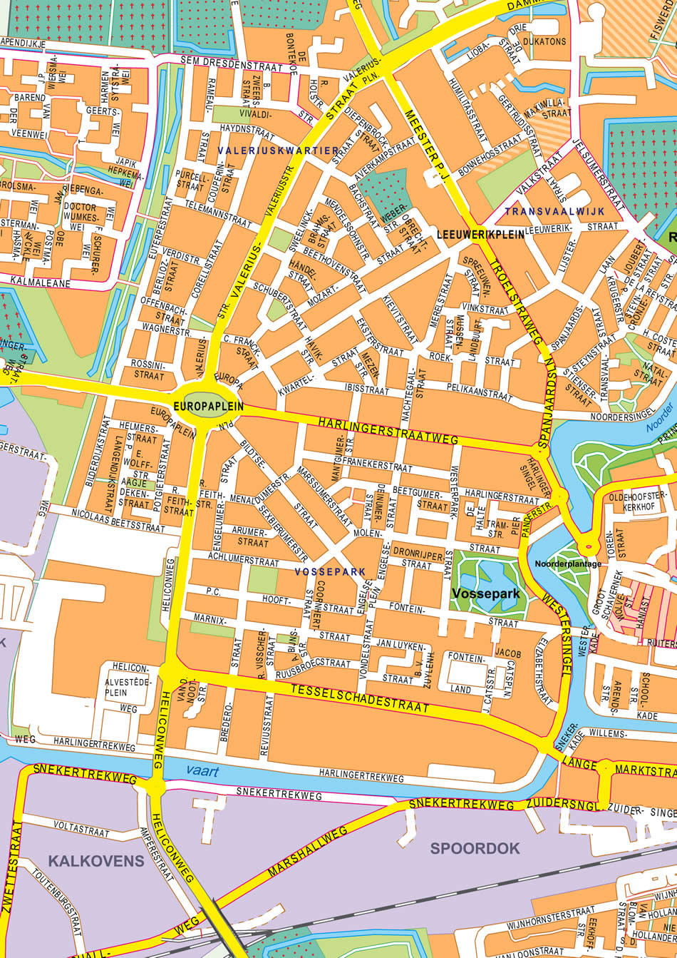 Leeuwarden map