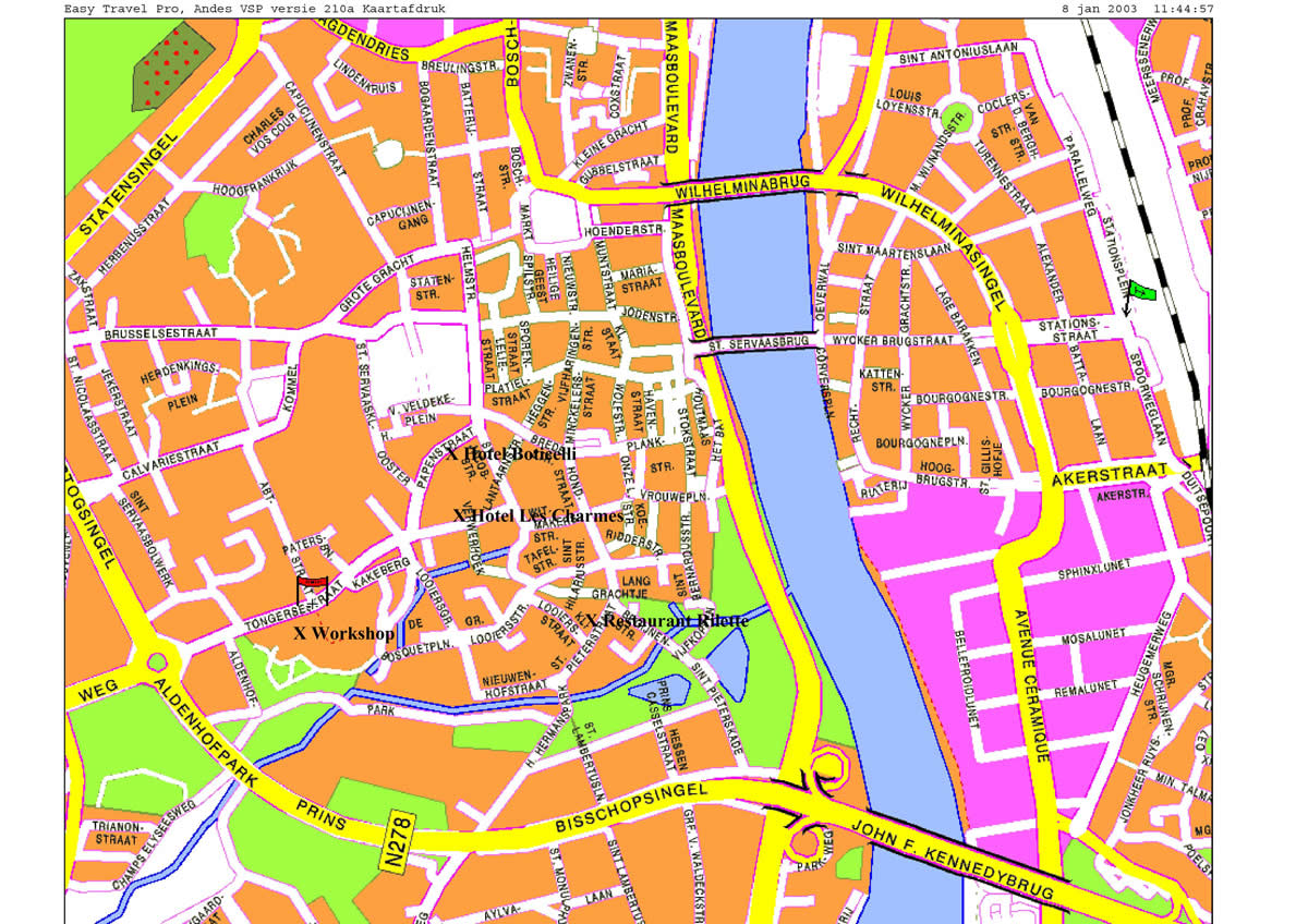 Maastricht street map
