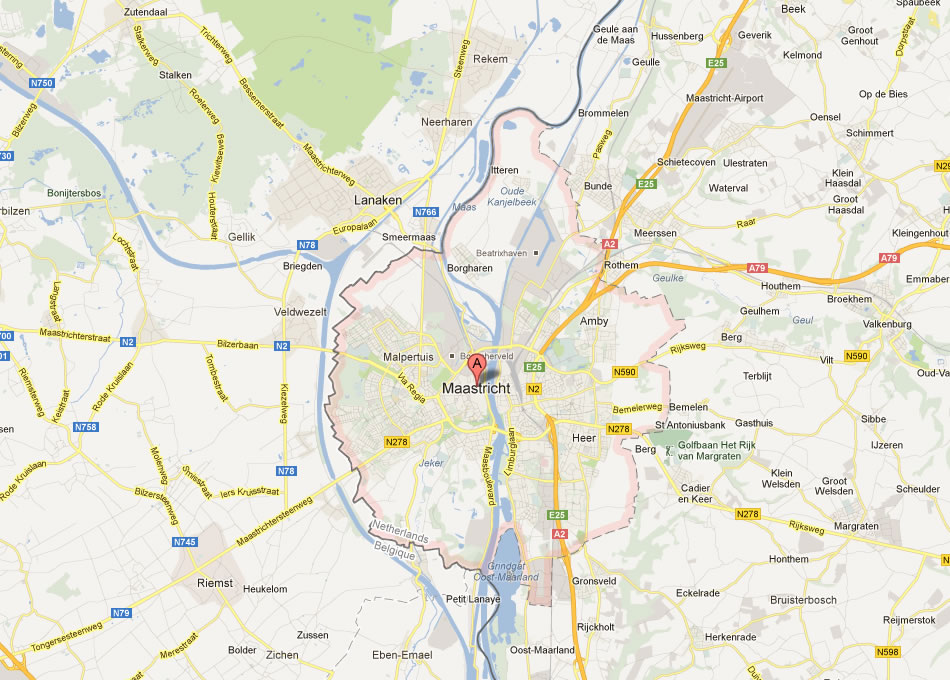 map of Maastricht