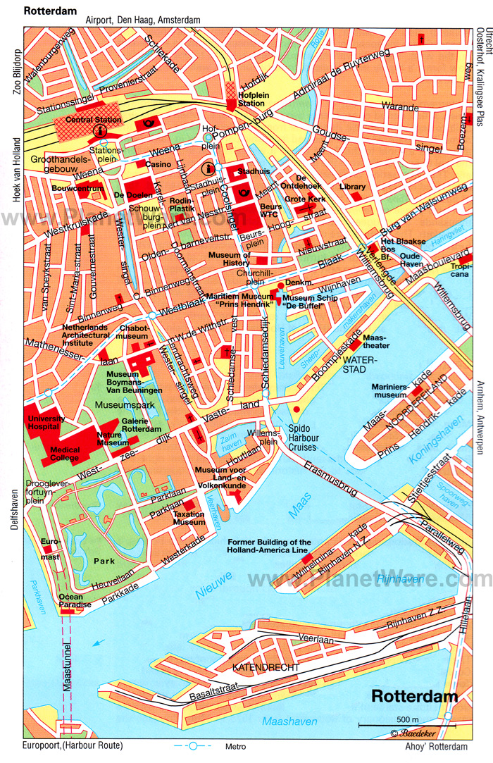 rotterdam walking tour map