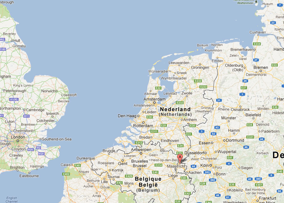 map of Sittard Geleen Netherlands