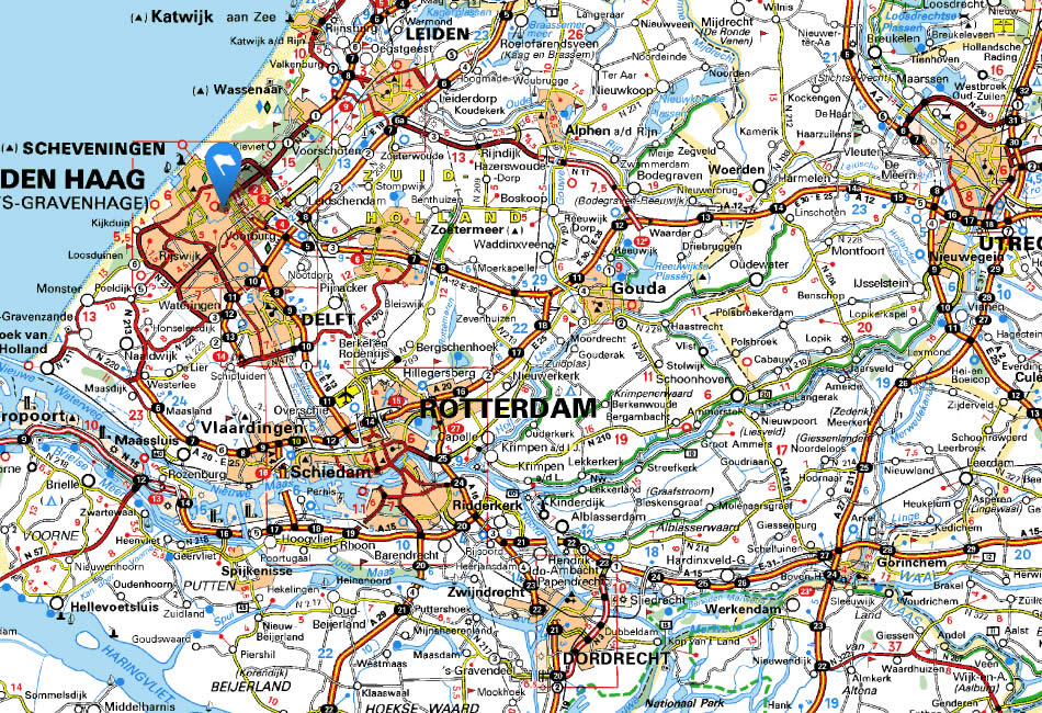 den Hague map