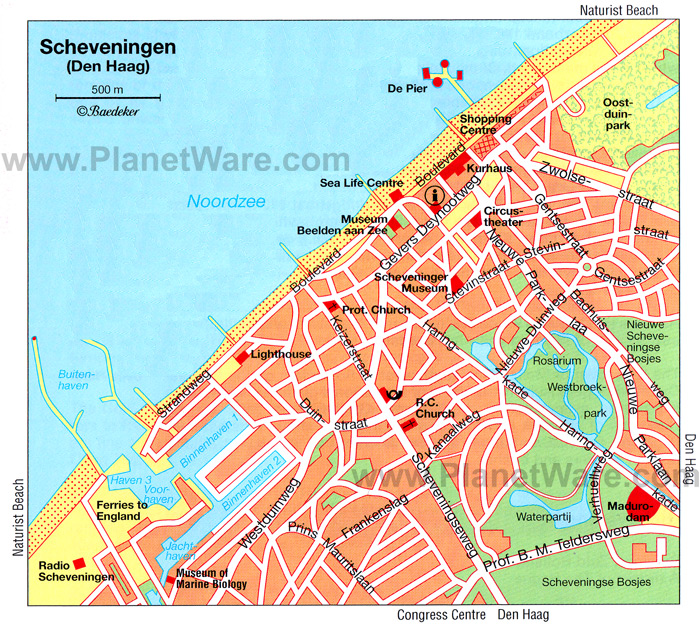 the hague tourist map The Hague Map Netherlands the hague tourist map