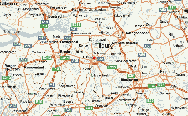 Tilburg road map
