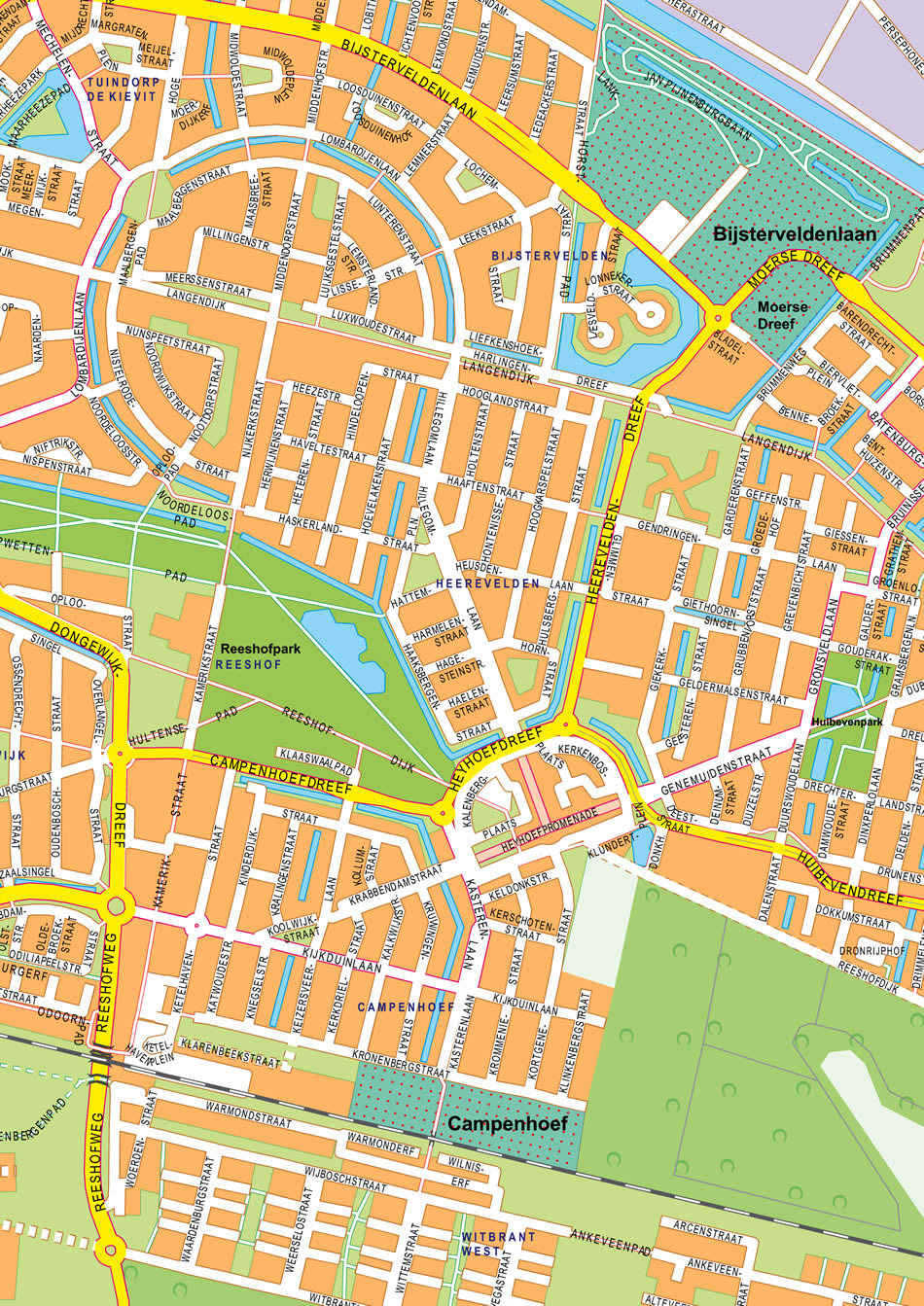 Tilburg map