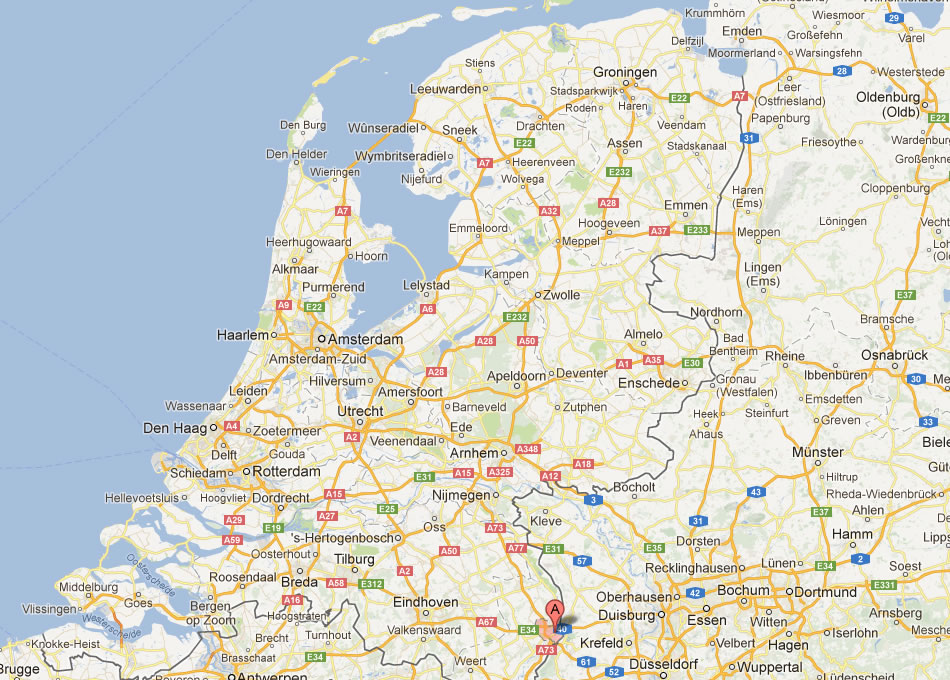 map of Venlo Netherlands