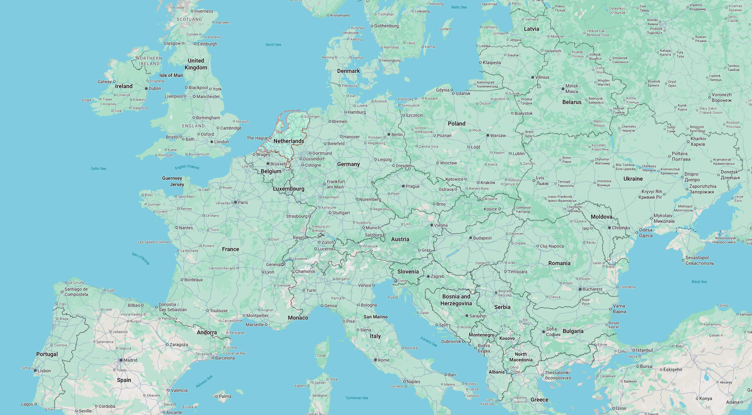 Where Is the Netherlands Located