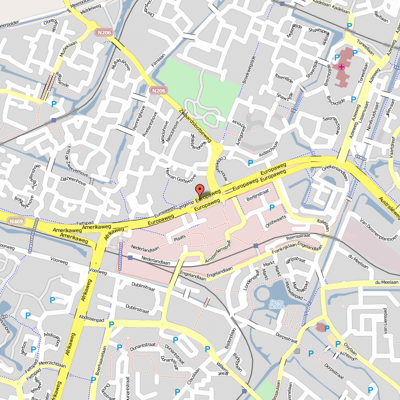 Zoetermeer center map