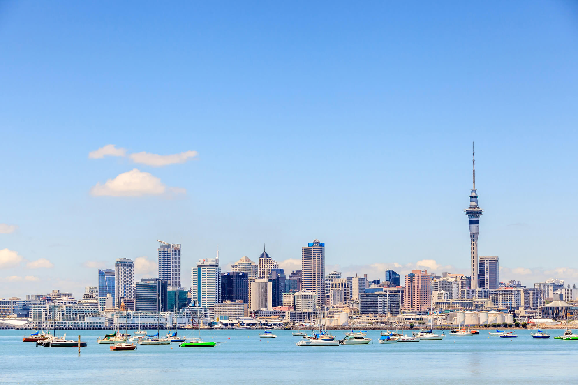 Cityscape of Auckland, New Zealand