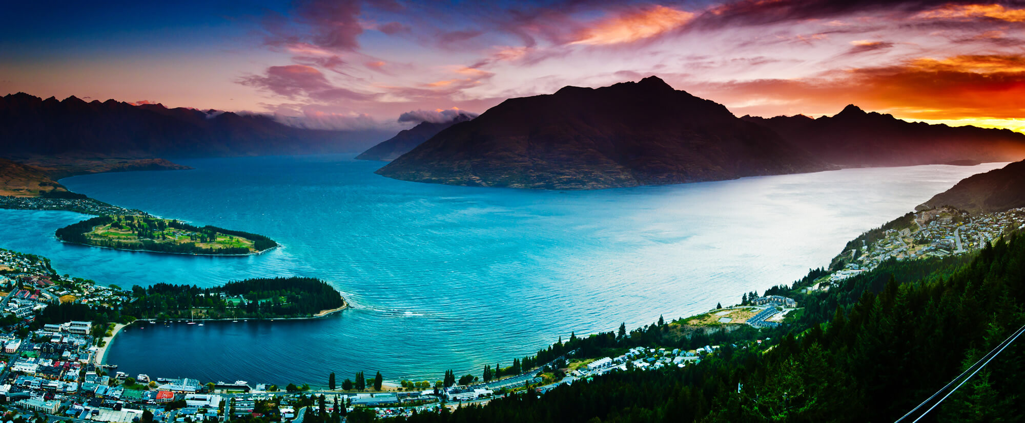 Lake Wakatipu, Queenstown New Zealand