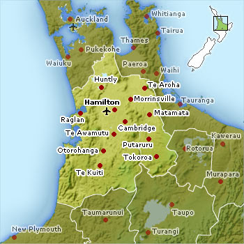 Hamilton Regional Map