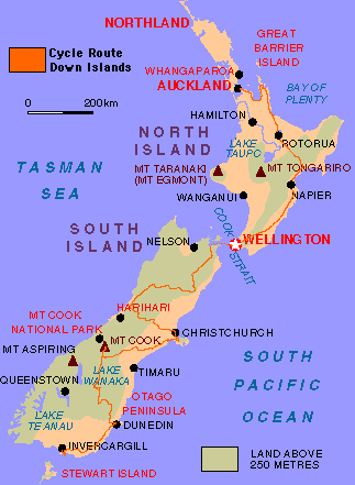 new zealand map Invercargill