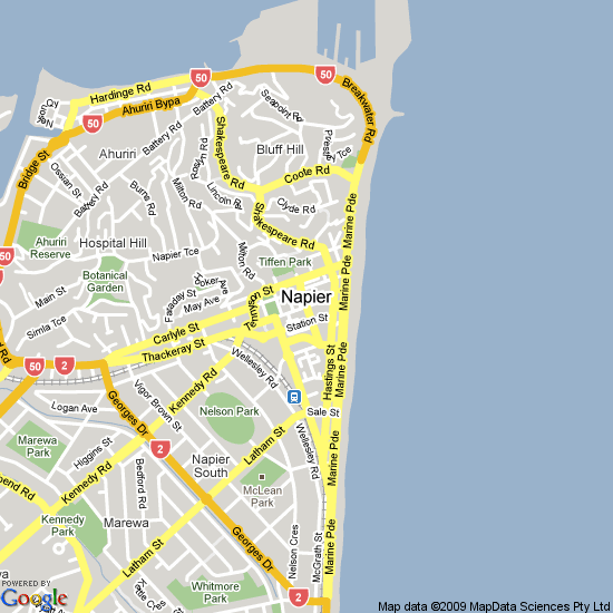 Napier Map