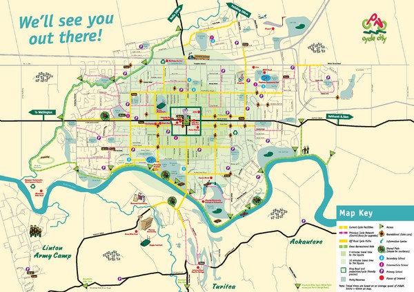 Palmerston North Guide Map