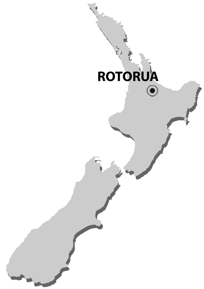 new zealand map Rotorua