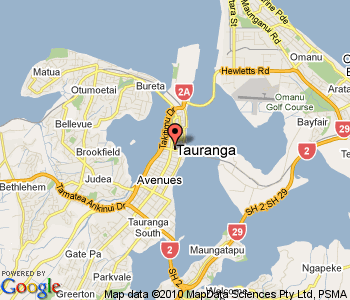 Tauranga map
