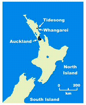 Whangarei map