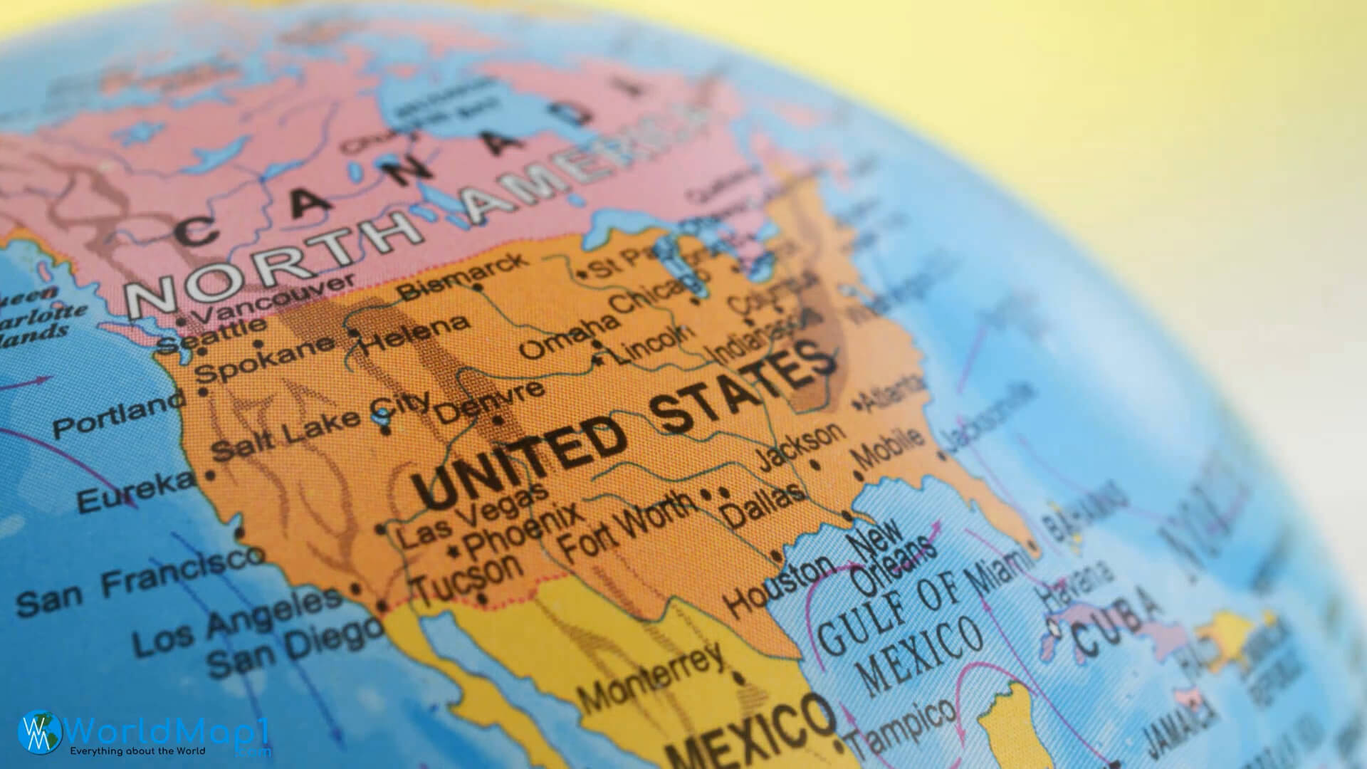 North America Maps and Countries Map 1