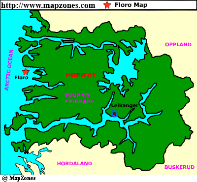 Floro province map
