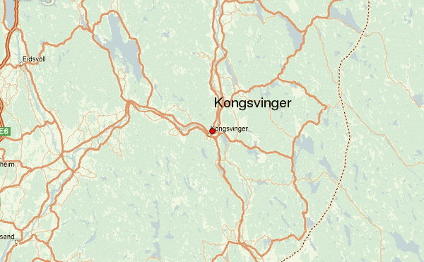 Kongsvinger map