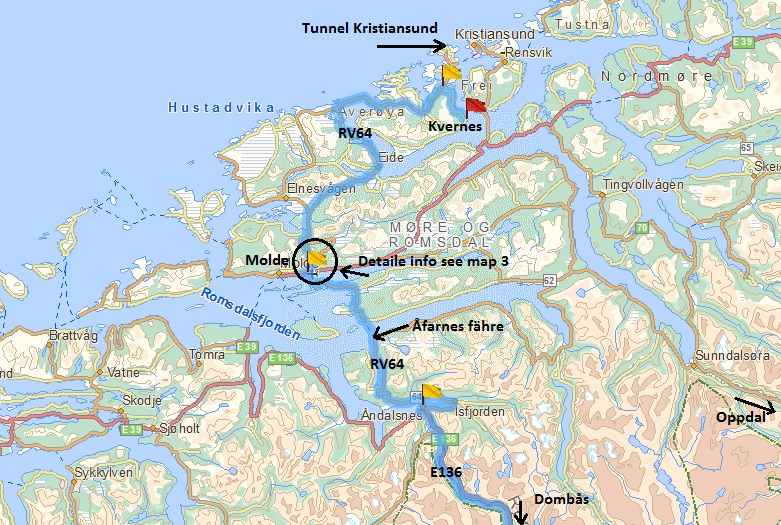 Kristiansund map