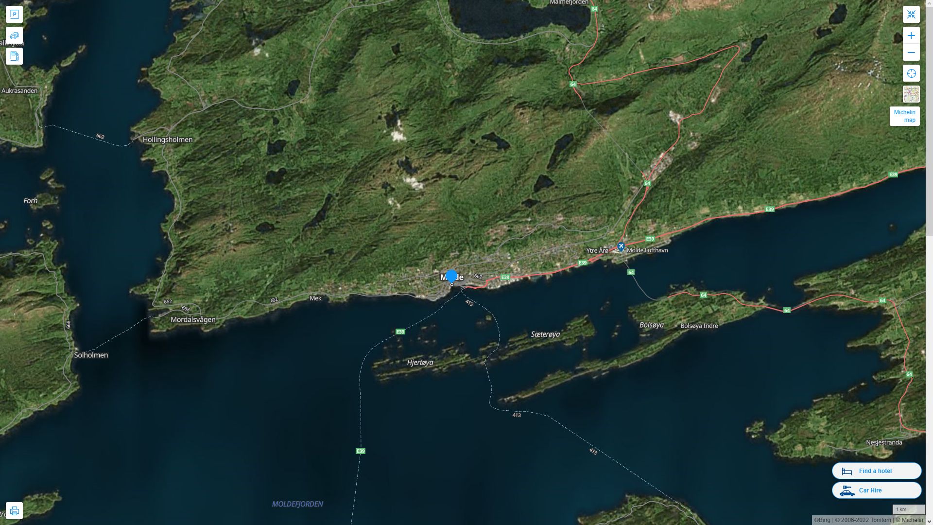 Molde Map - Norway