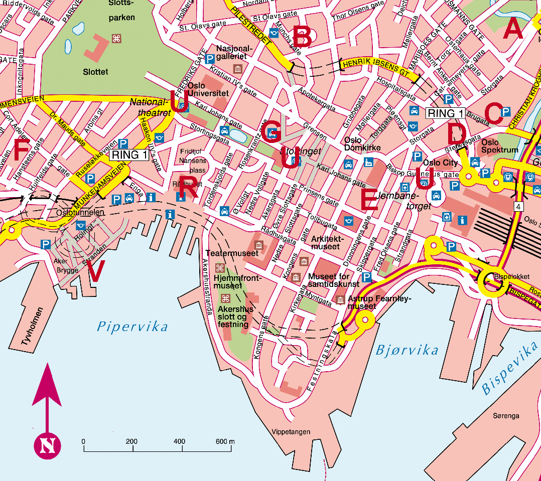 Oslo Tourist Attractions Map Tourist Destination In The World