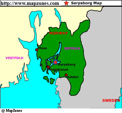 Sarpsborg province map